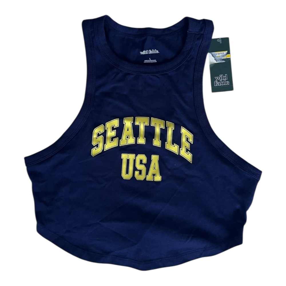 Wild Fable Seattle USA Crop Tank - Picture 2 of 4